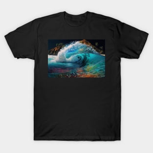 crystalline reef wave T-Shirt